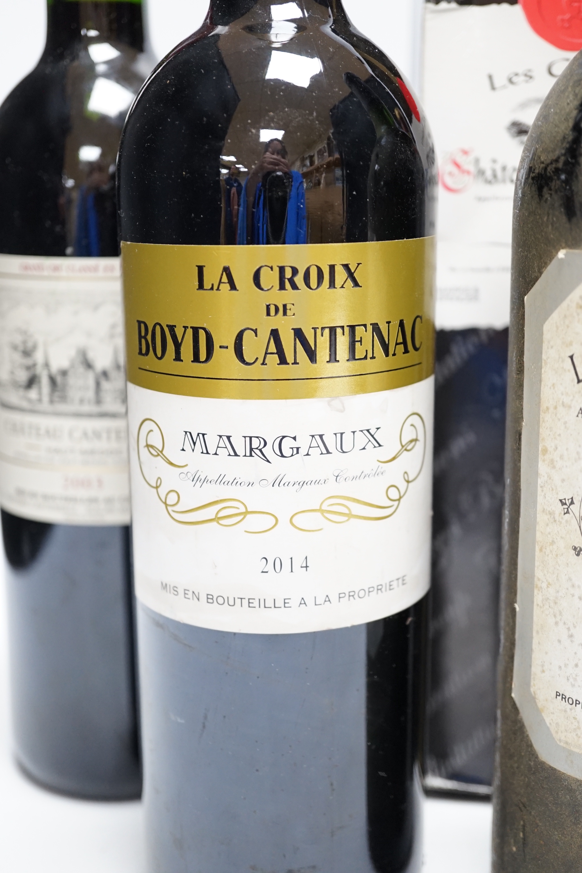 Six assorted wines including Chateau La Conseilante, Pomerol, 1978